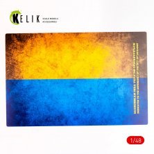 1/48 Ukraine Flag Base Acrylic 3 mm 410x270