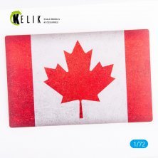 1/72 Canada Flag Base Acrylic 3 mm 280x180