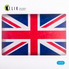 1/72 Great Britain Flag Base Acrylic 3mm 280x180