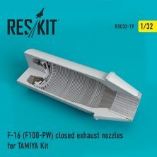 1/32 F-16 closed exhaust nozzles