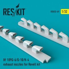1/32 Bf 109G-6/G-10/K-4 exhaust nozzles