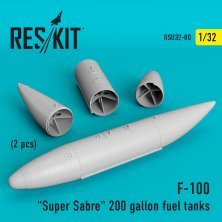 1/32 F-100 Super Sabre 200 gallon fuel tanks