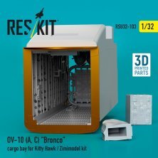 1/32 OV-10 A, C Bronco cargo bay Kitty Hawk/ZIMM
