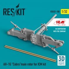 1/32 Bell AH-1G Cobramain rotor for Icm