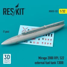 1/32 Dassault-Mirage 2000 Rpl 522 external fuel tank 1300lt