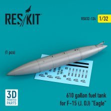 1/32 610 gallon fuel tank for F-15 J, DJ Eagle
