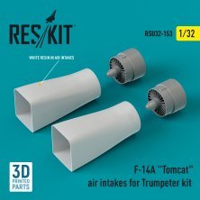 1/32 F-14A Tomcat air intakes for Trumpeter