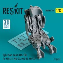 1/32 Ejection seat KM-1M for MiG-21/23/25/27 1 pc.