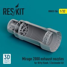 1/32 Mirage 2000 exhaust nozzle Kitty Hawk/ZIMI