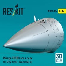 1/32 Mirage 2000D nose cone Kitty Hawk/ZIMMI