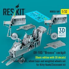 1/32 OV-10D Bronco cockpit Basic Kitty Hawk/ZIMI