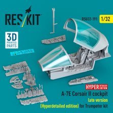 RESKIT 1/32 Cockpit A-7E Corsair II Sp�t f�r Trumpeter