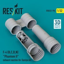 1/32 F-4 B, C, D, N Phantom II exhaust nozzles