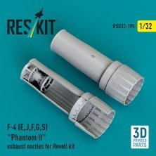 1/32 F-4 E, J, F, G, S Phantom II exhaust nozzles
