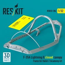 Reskit 1/32 F-35A Lightning II Geschlossene Kanzel Italeri/Acade