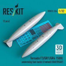 1/32 Tornado F3/GR1/GR4 1500L underwing fuel tanks