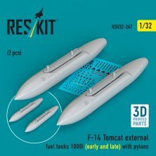 Reskit 1/32 F-14 Tomcat R�servoirs Externes 1000L