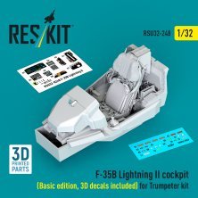 1/32 ?F-35B Lightning II cockpit Basic for Trumpeter