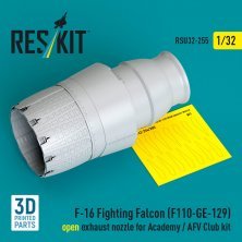 Reskit F-16 Fighting Falcon Tuy�re F100-GE-129 1/32