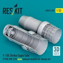 Reskit Tuy�res F100-PW-229 F-15E Strike Eagle 1/32 Tamiya