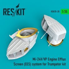 1/35 MiL Mi-24V/VP Engine Efflux Screen system