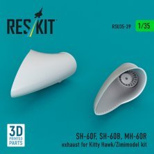 ResKit 1/35 Abgasrohre SH-60F SH-60B MH-60R ResKit 1/35 Abgasrohre SH-60F SH-60B MH-60R