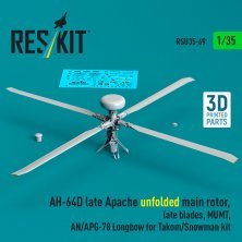 RESKIT 1/35 AH-64D Apache Rotor Principal D�ploy�
