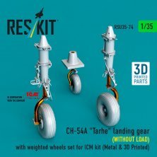 1/35 CH-54A Tarhe landing gear with o LOAD & wheels