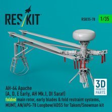 RESKIT 1/35 AH-64 Apache A/D/E Rotor Principal Repli�