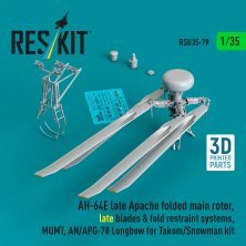 Reskit 1/35 AH-64E Apache Rotor Principal Repli� Set 1