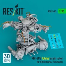 Reskit 1/35 Rotor Principal Repli� MH-60S Kitty Hawk/ZIMI