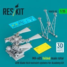 1/35 MH-60S folded main rotor with bl.fold rescadrille system