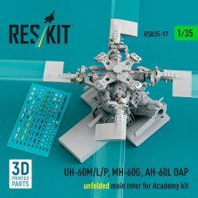 1/35 UH-60M/L/P,MH-60G,AH-60L unfolded main rotor