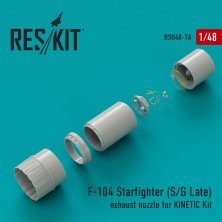 1/48 F-104G/S late Starfighter exhaust nozzle for Kinetic
