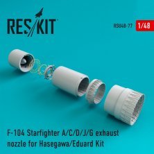 1/48 F-104 Starfighter A/C/D/J/G exhaust nozzle for Hasegawa