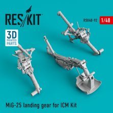 1/48 MiG-25 landing gear for ICM Kit