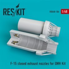 1/48 F-15 closed exhaust nozzles