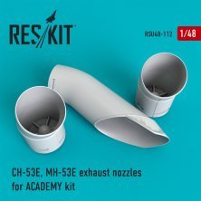 1/48 CH-53E, MH-53E exhaust nozzles
