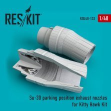 1/48 Su-30 parking position exhaust nozzles