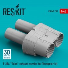 1/48 Northrop T-38A Talon exhaust nozzles for Trumpeter