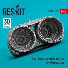 1/48 T-38A Talon exhaust nozzles for Wolfpack