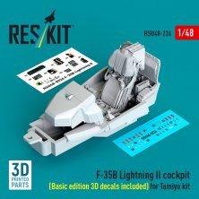 ResKit 1/48 Cockpit F-35B Lightning II für Tamiya ResKit 1/48 Cockpit F-35B Lightning II für Tamiya