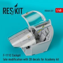 1/48 General-Dynamics F-111C Cockpit late modification