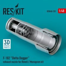 1/48 F-102 Delta Dagger exhaust nozzle for Revell/Monogram