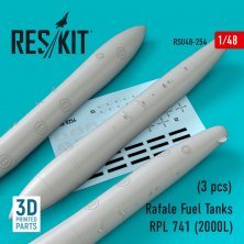 1/48 Dassault Rafale Fuel Tanks Rpl 741