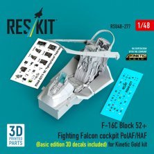 Reskit 1/48 F-16C Block 52 Cockpit PolAF HAF