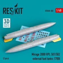 1/48 Mirage 2000 RPL 501/502 external fuel tanks 1700l