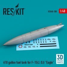 1/48 610 gallon fuel tank for F-15J, DJ Eagle