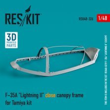 1/48 F-35A Lightning II close canopy frame TAM