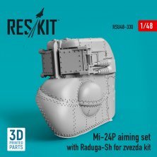 1/48 Mil Mi-24P aiming set with Raduga-Sh for Zvezda